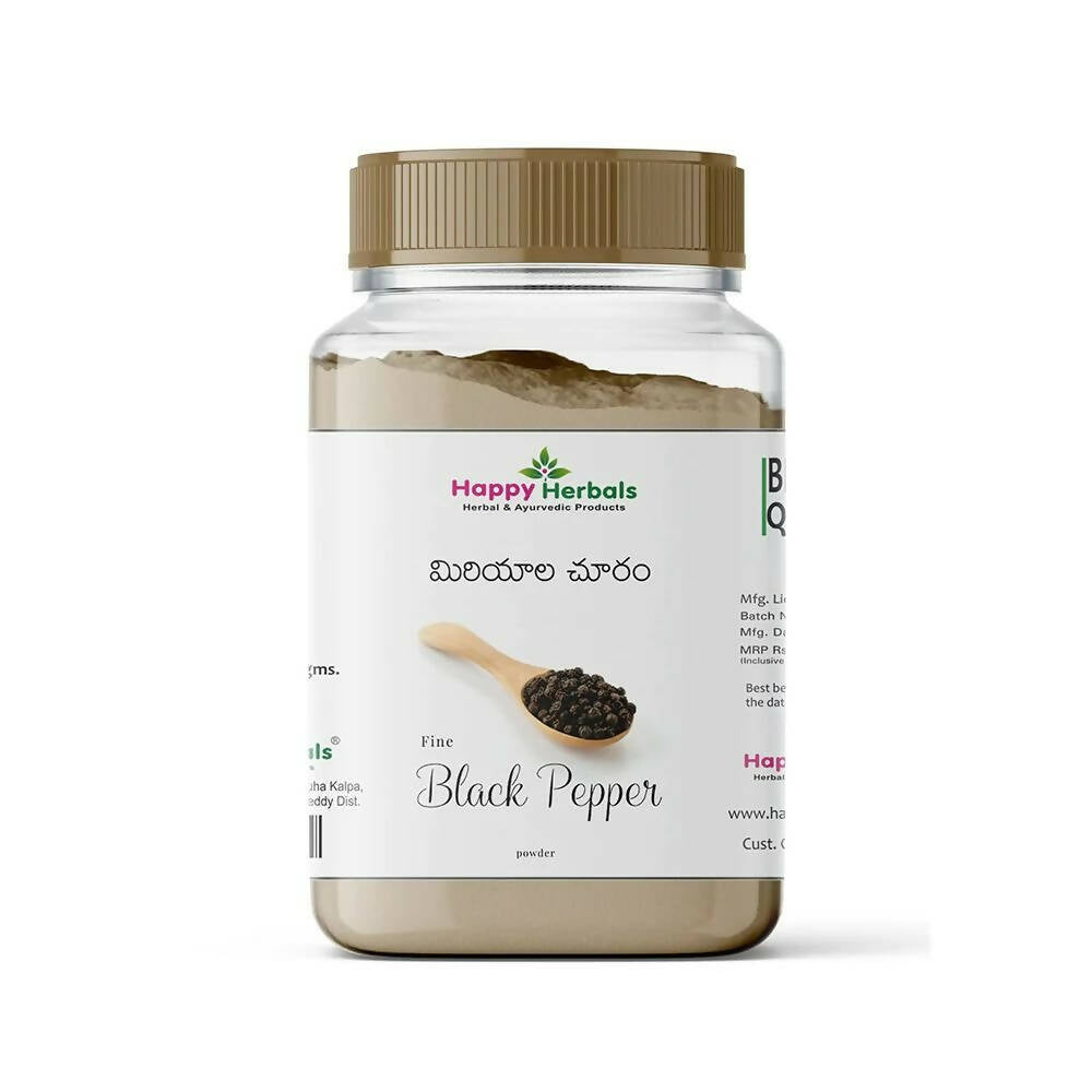 Happy Herbals Black Pepper Powder - Mytrendzcart