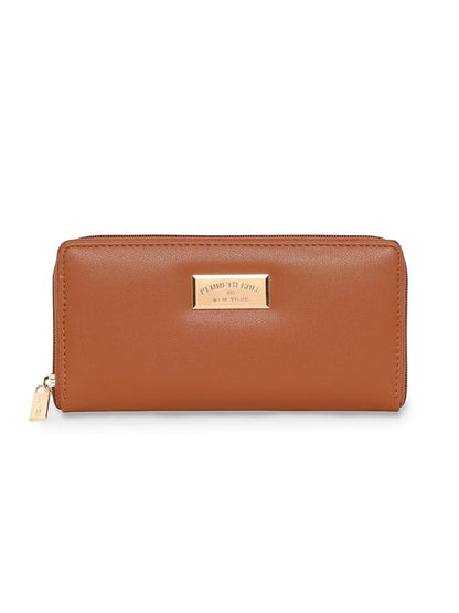 Kenneth Cole Womens Perfect Carry - All Money Manager RFID Blocking Wallet Organizer | Stylish Wallet for Ladies & Girls, Cognac - Mytrendzcart