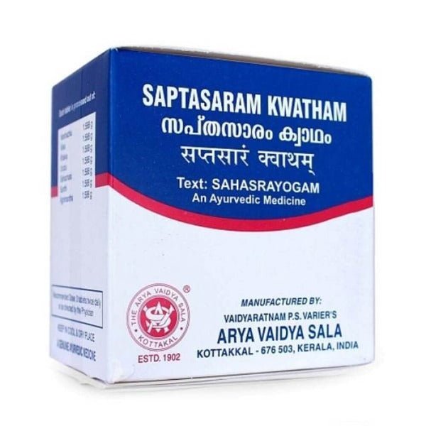 Kottakkal Arya Vaidyasala - Saptasaram Kwatham Tablets - Mytrendzcart
