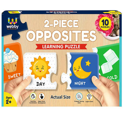 Webby Opposites 2 Pieces Learning Pack Jigsaw Puzzle Mytrendzcart