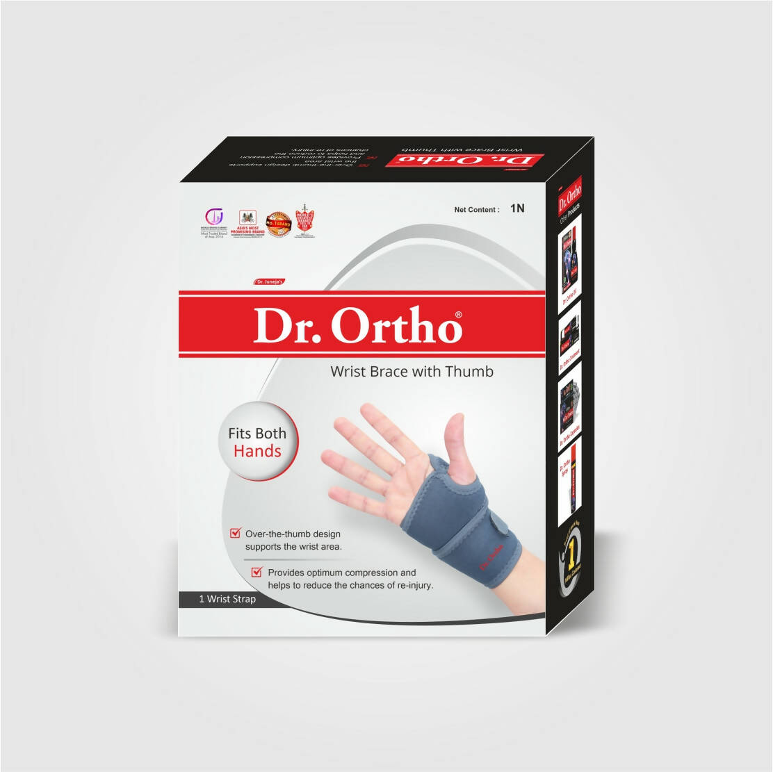 Dr. Ortho Wrist Brace with Thumb - Mytrendzcart