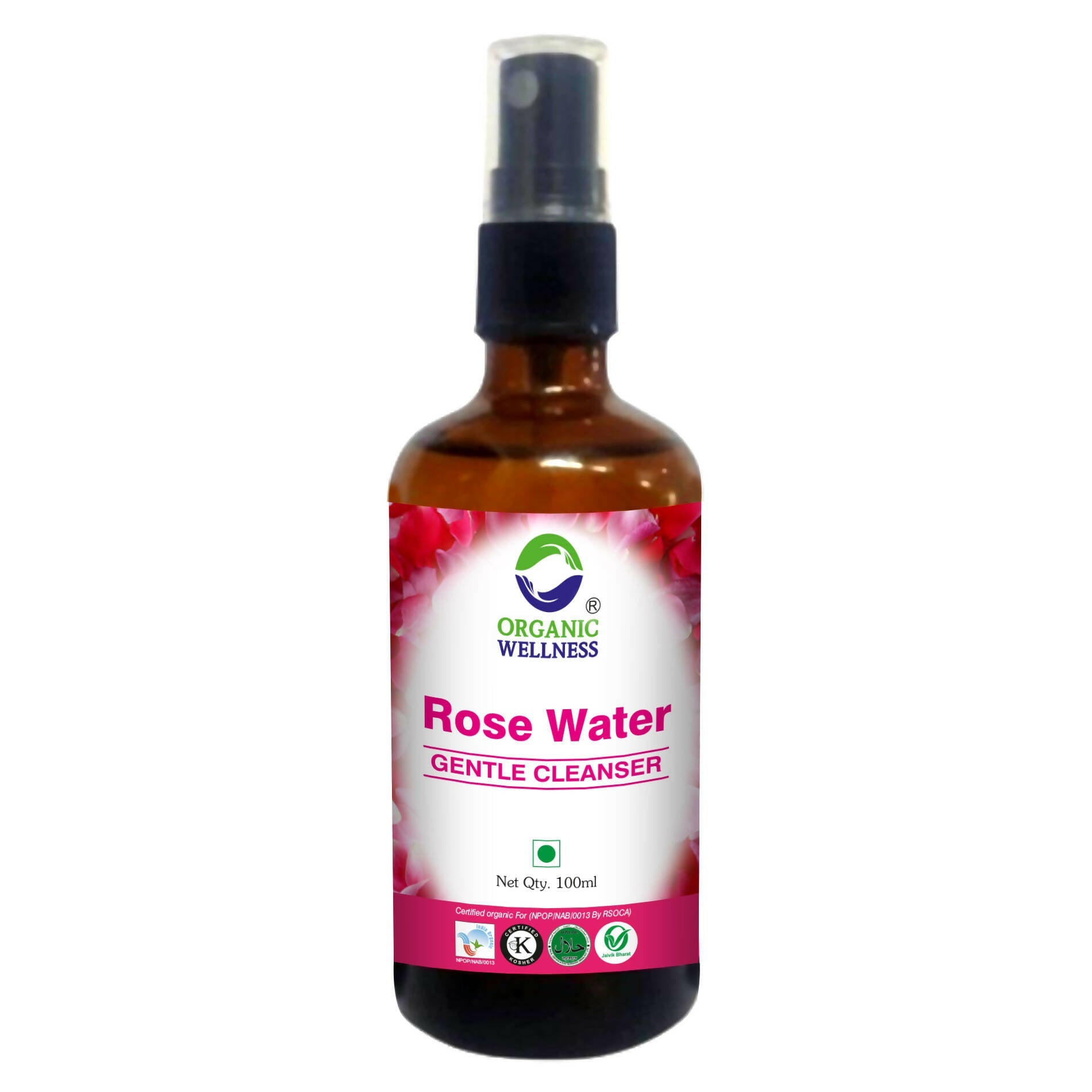 Organic Wellness Rose Water Gentle Cleanser - Mytrendzcart