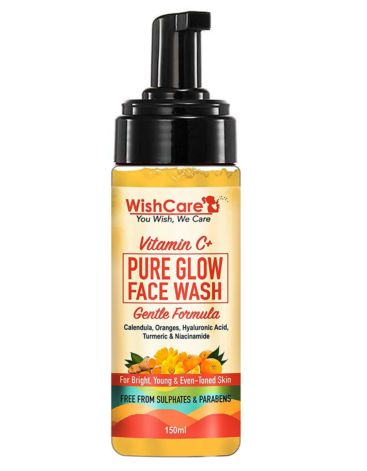 Wishcare Vitamin C+ Pure Glow Face Wash - Mytrendzcart