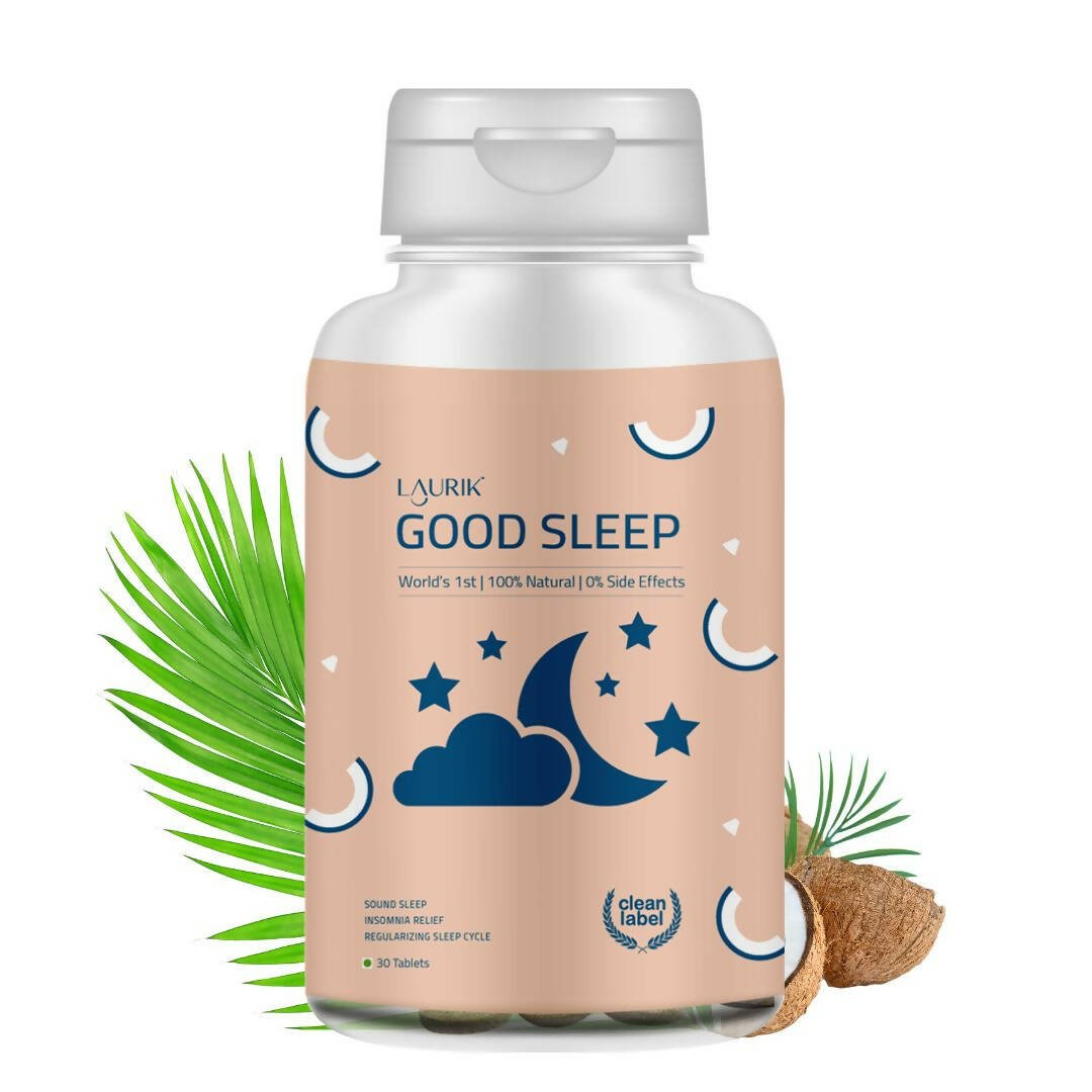 Laurik Good Sleep Tablets | Non - Habit Forming Sleep Supplements For Relaxation & Restful Sleep - Mytrendzcart
