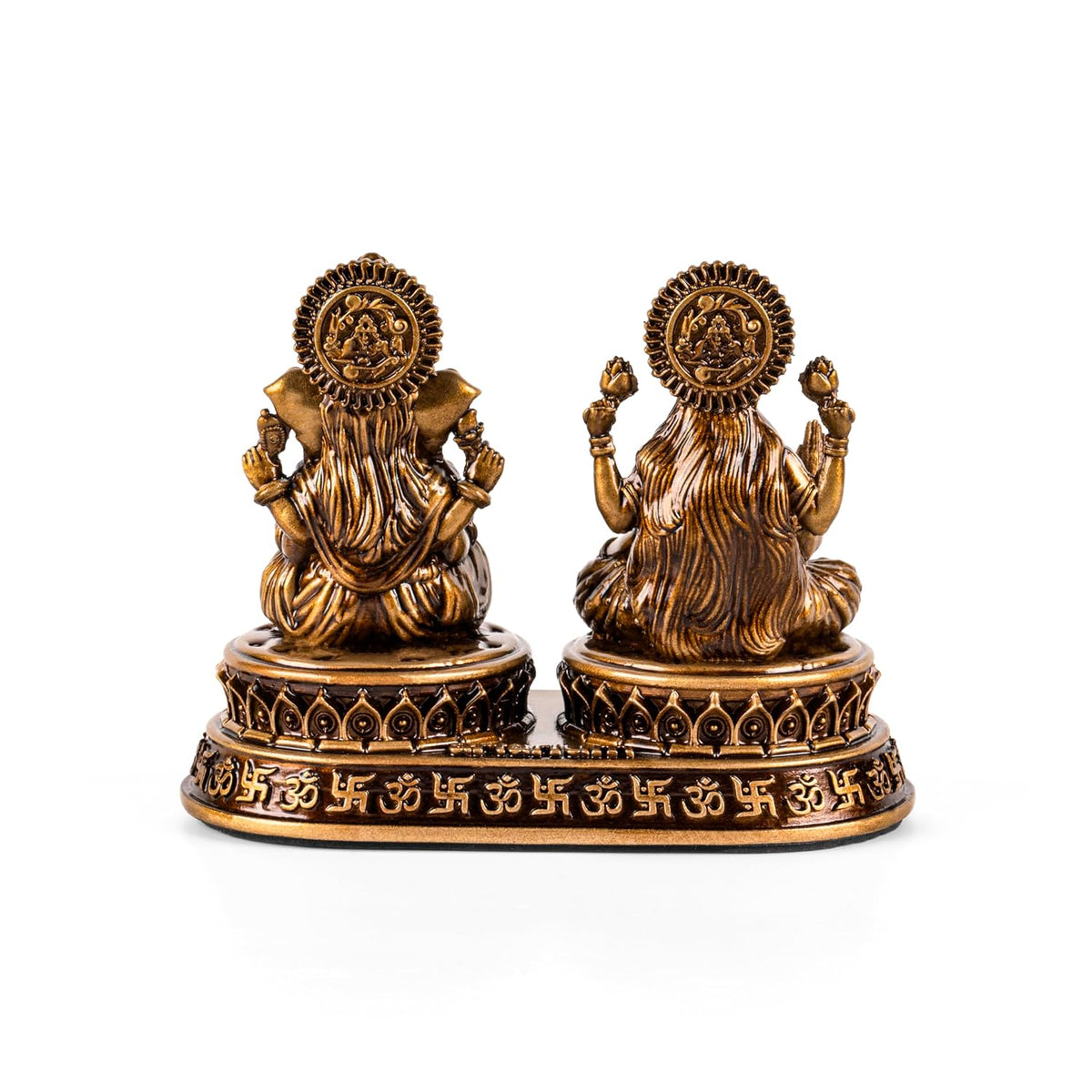 Laxmi Ganesh Idol Set - Resin Murti, 4 Inch