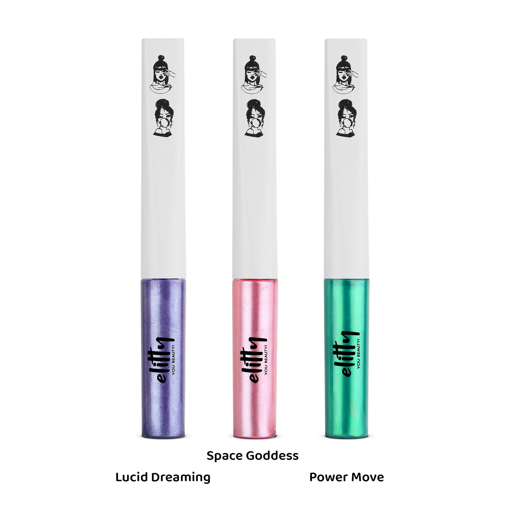 Elitty Eye Gotta Feeling Pop Color Eyeliner Combo - Mytrendzcart