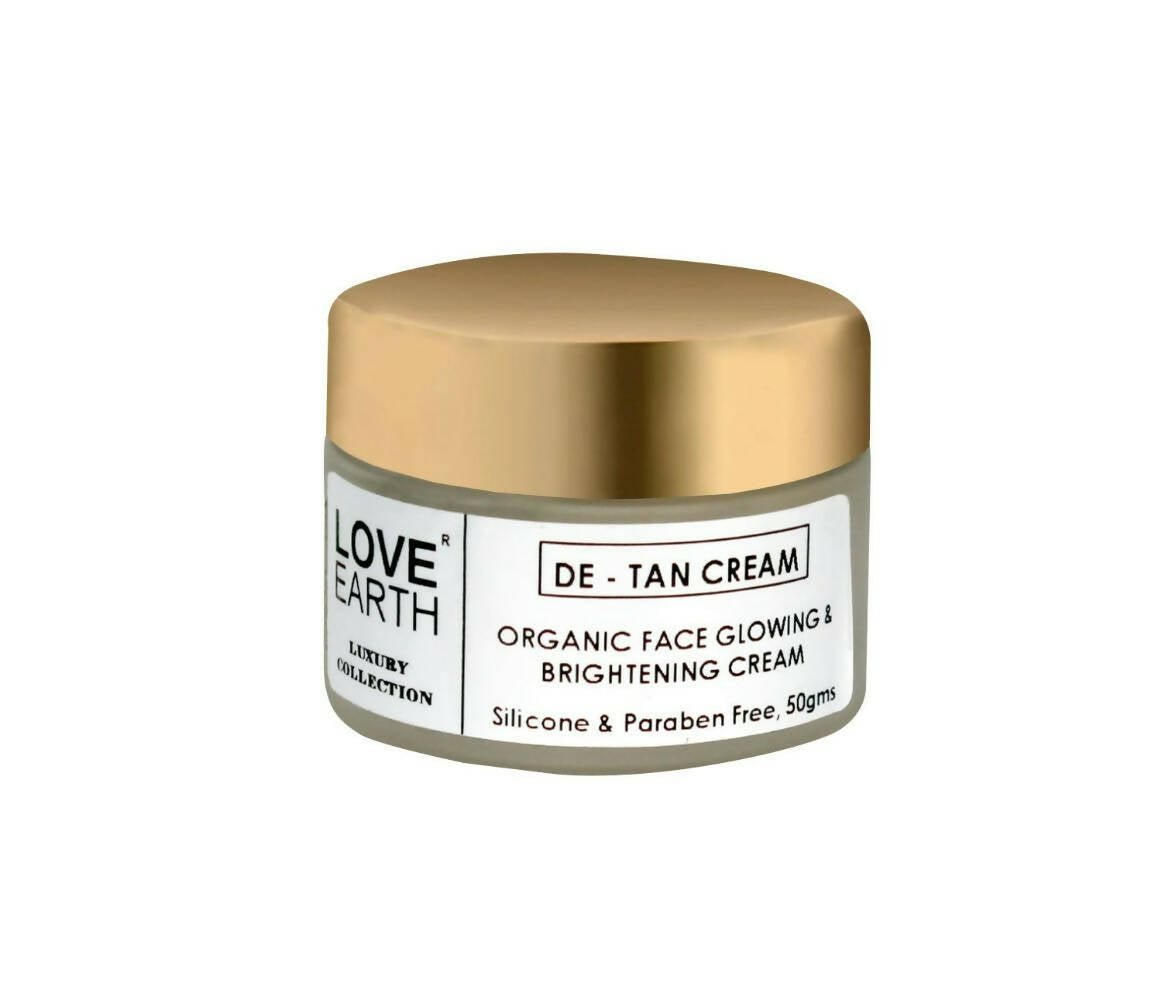 Love Earth De - Tan Moisturizing Cream with Aloe VeraSandalwood for Pigmentation - Mytrendzcart