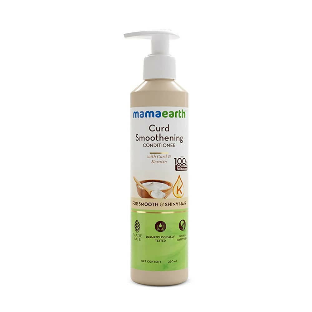 Mamaearth Curd Smoothening Conditioner for Smooth & Shiny Hair - Mytrendzcart