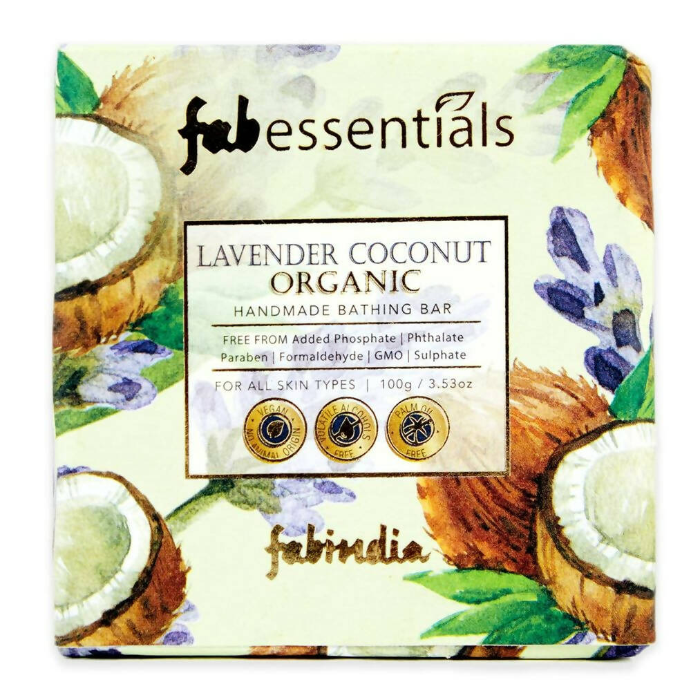 Fabessentials Lavender Coconut Organic Handmade Bathing Bar - Mytrendzcart