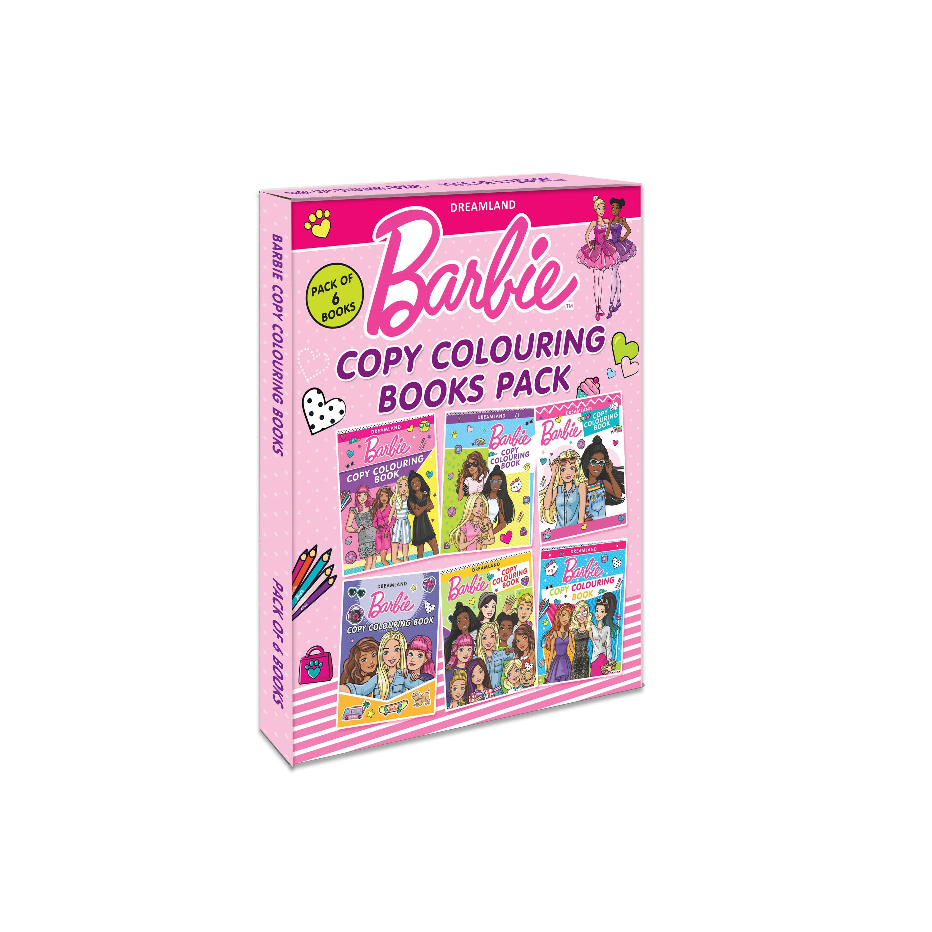 Dreamland Barbie Copy Colouring Books Pack (A Pack of 6 Books) - Mytrendzcart