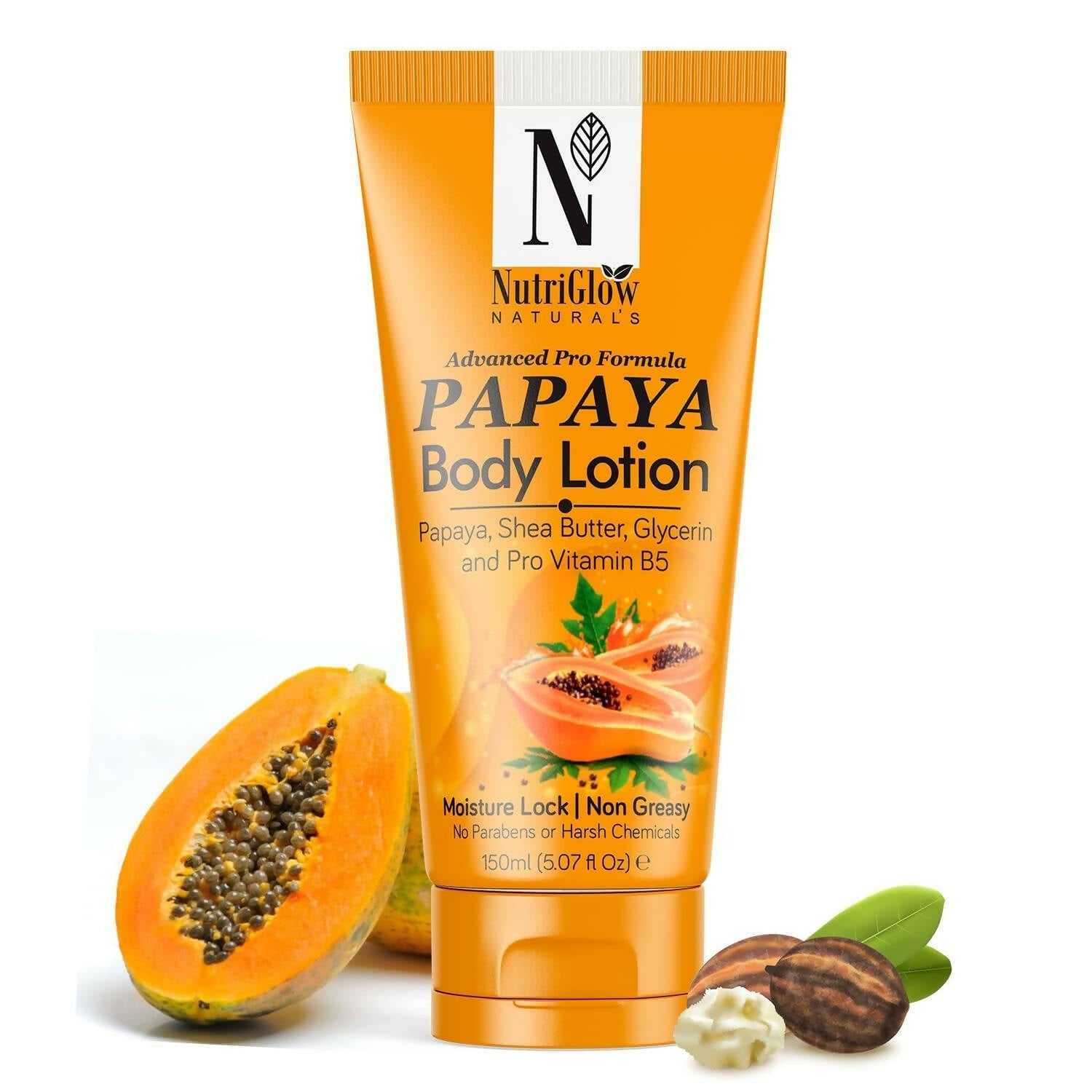 NutriGlow NATURAL'S Advanced Pro Formula Papaya Body Lotion - Mytrendzcart