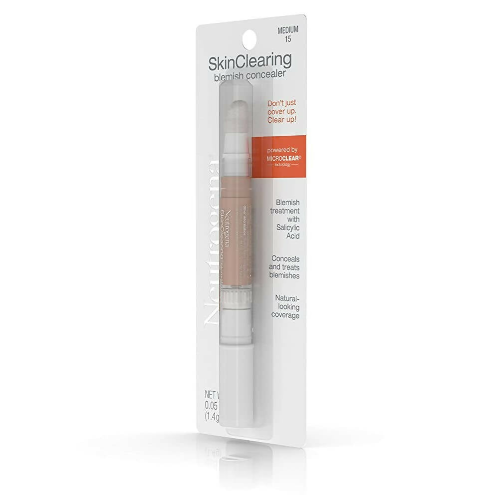 Neutrogena Skin Clearing Blemish Concealer, Medium 15 - Mytrendzcart