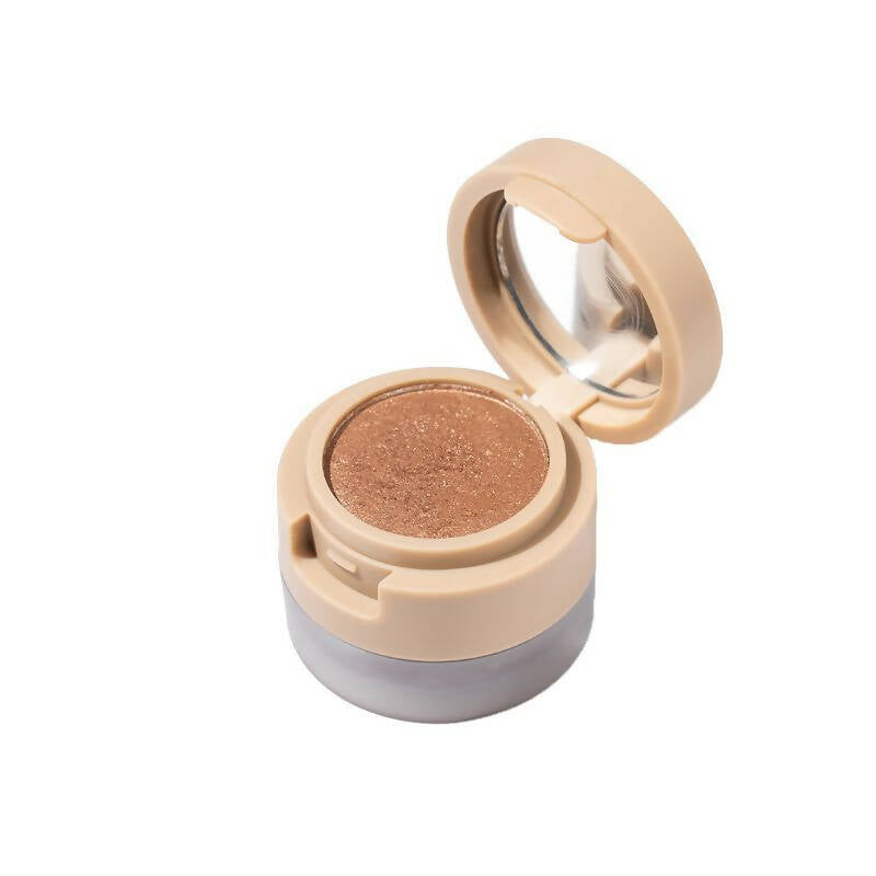 Simply Nam Illuminating Cream & Powder Eyeshadow - Rustic Chocolate Brown - Mytrendzcart