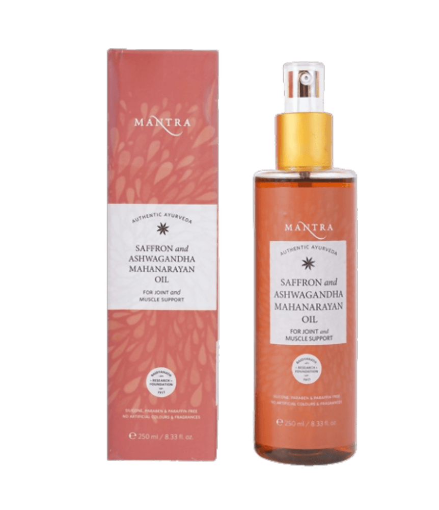 Mantra Herbal Saffron & Ashwagandha Mahanarayan Oil - Mytrendzcart