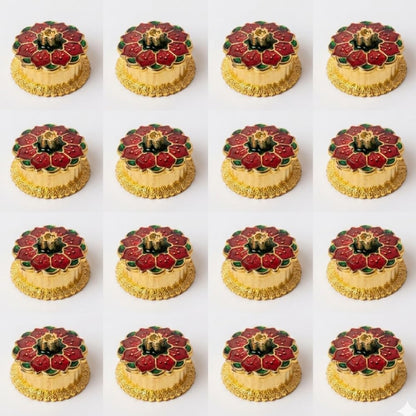 Meenakari Kumkum Boxes (Pack of 10)