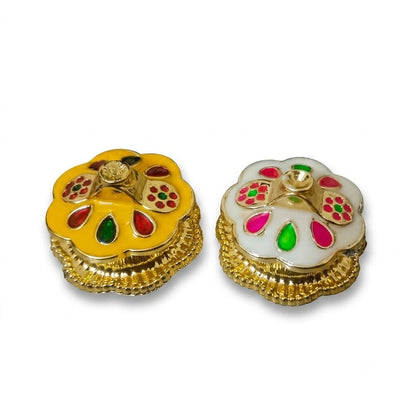 Meenakari Kumkum Boxes (Pack of 10)
