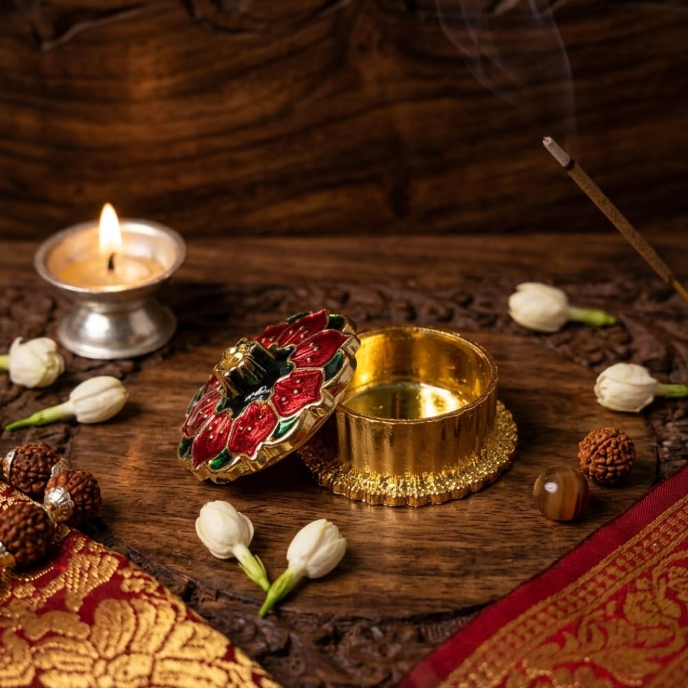 Meenakari Kumkum Boxes (Pack of 10)