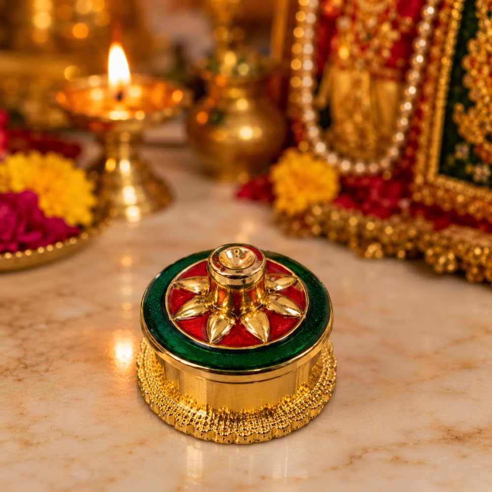 Meenakari Kumkum Boxes (Pack of 10)