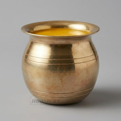Mini Brass Kalash, 2.5 Inch (Set of 4)