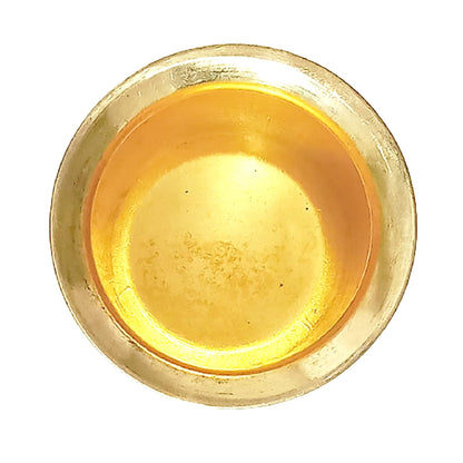 Mini Brass Kalash, 2.5 Inch (Set of 4)