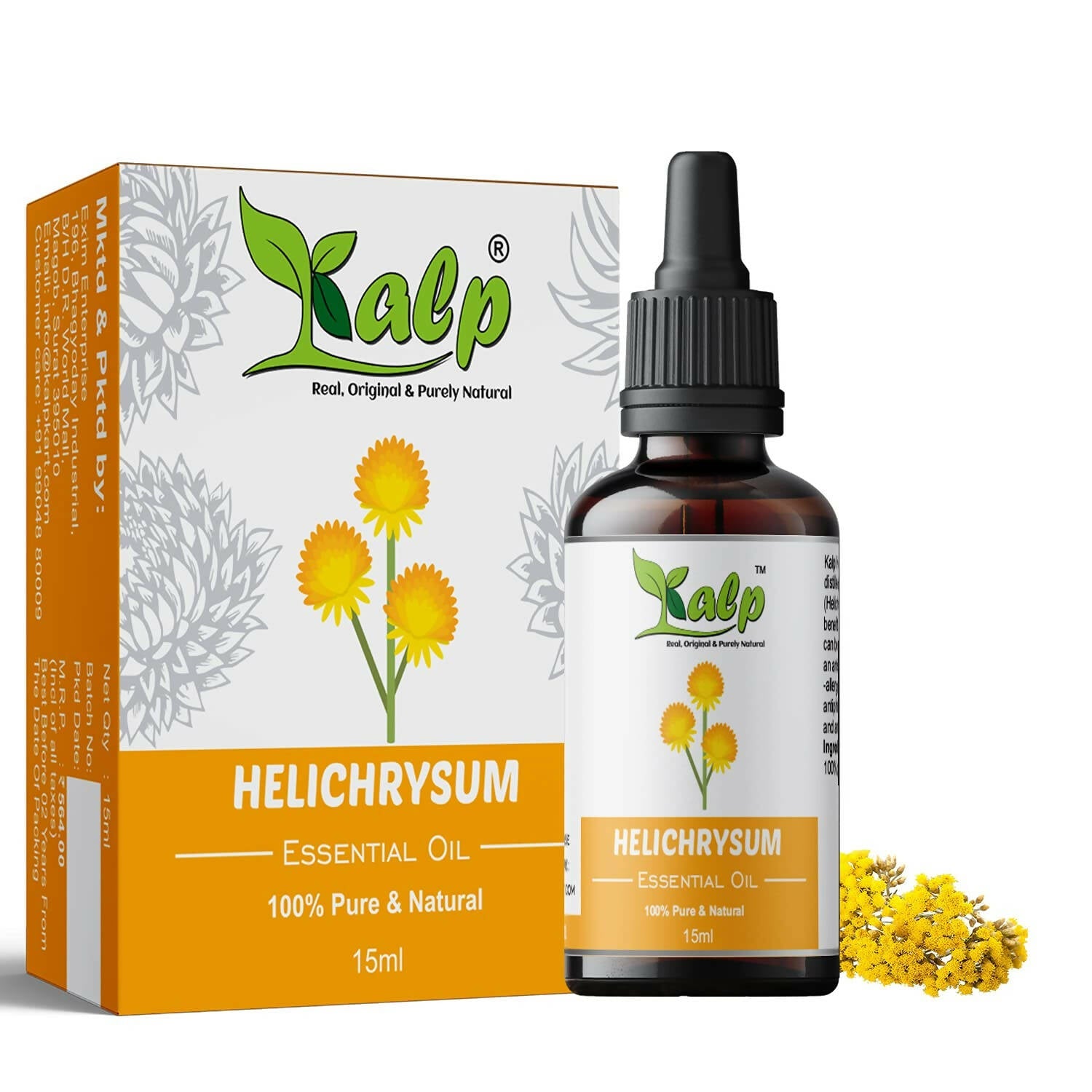 Kalp Helichrysum Essential Oil - Mytrendzcart