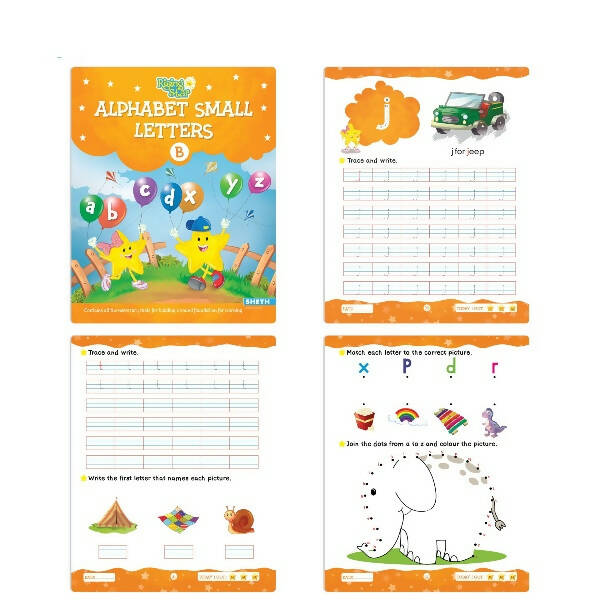 Rising Star Fun Learning Junior KG Books Set of 6 Ages 4-5 Years| Alphabet, Cursive Writing, Number, Colouring, Pattern Writing, Rhymes & Stories - Mytrendzcart