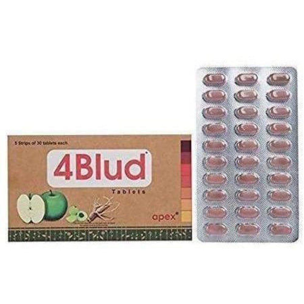 Apex Ayurvedic 4 Blud Tablets Mytrendzcart