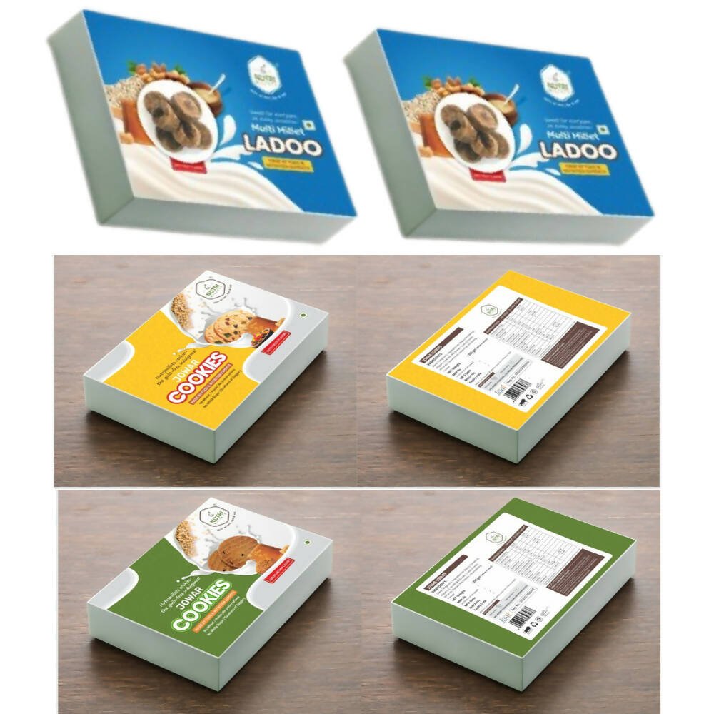 NutriMillets - Multi Millets Laddu + Nutrimillets Cookies Combo - Mytrendzcart