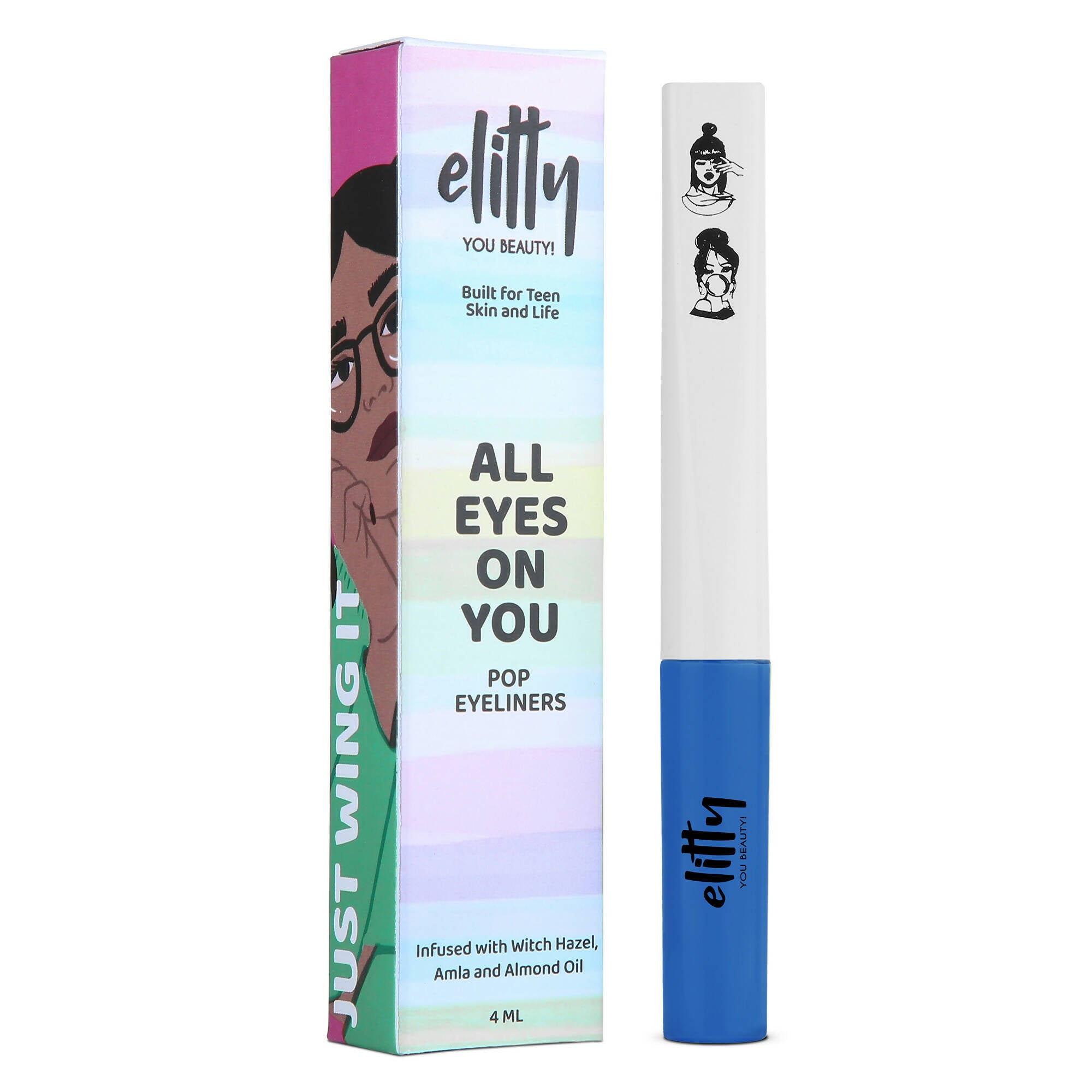 Elitty Eye Gotta Feeling - Pop Eyeliner Matte-Main Character- Dark Blue - Mytrendzcart