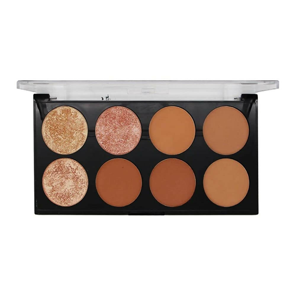 Fashion Colour Pro HD Contour & Highlighter Palette-Shade 01 - Mytrendzcart