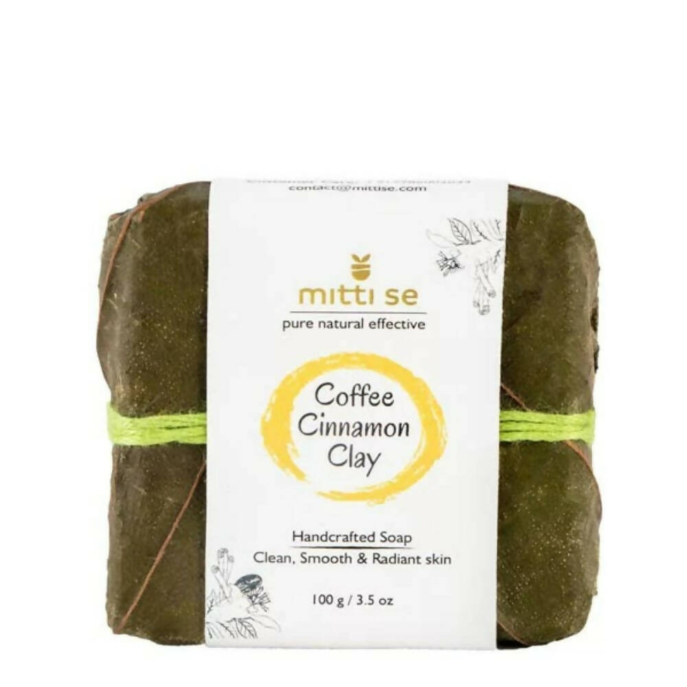 Mitti Se Coffee Cinnamon Clay Handcrafted Soap - Mytrendzcart