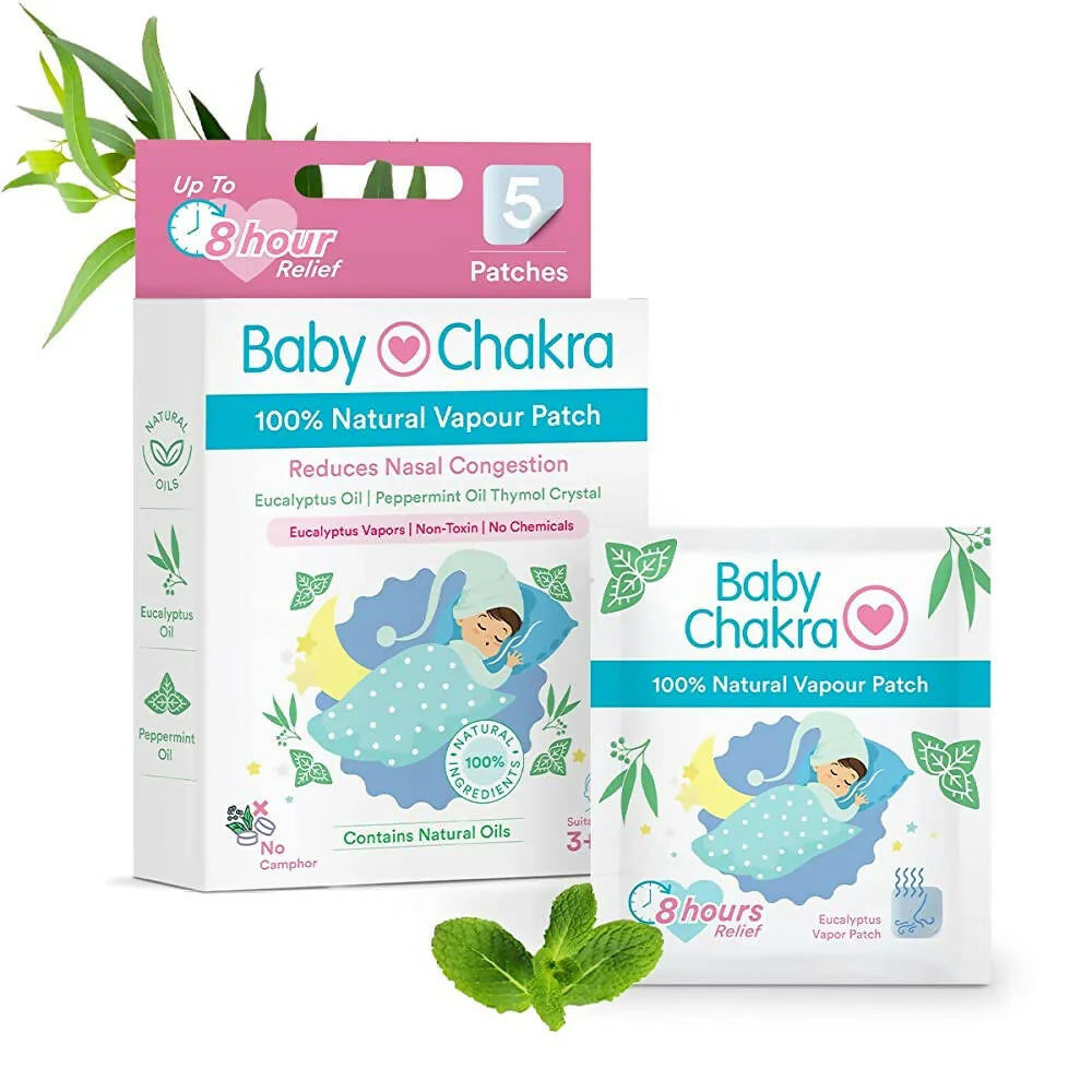 BabyChakra 100% Natural Vapour Patches for Babies -5 Patches Mytrendzcart