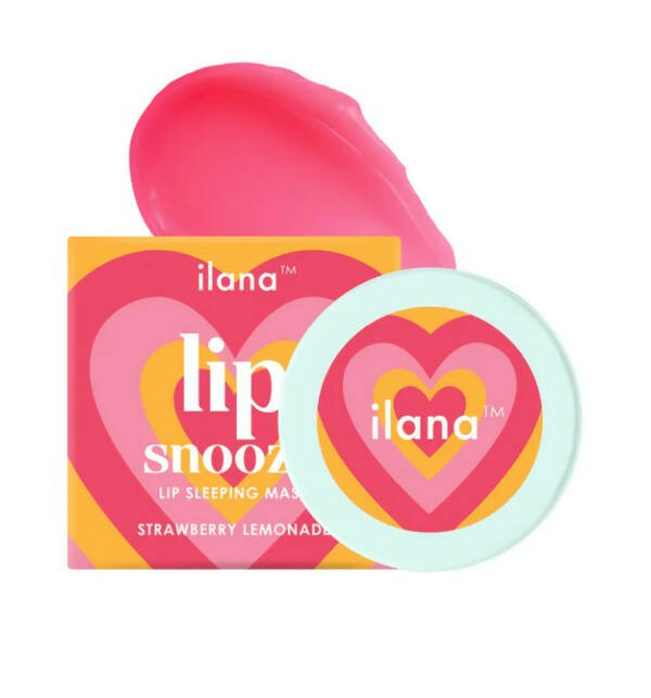 Ilana Lip Snooze Overnight Healing Vegan Lip Mask - Strawberry Lemonade - Mytrendzcart