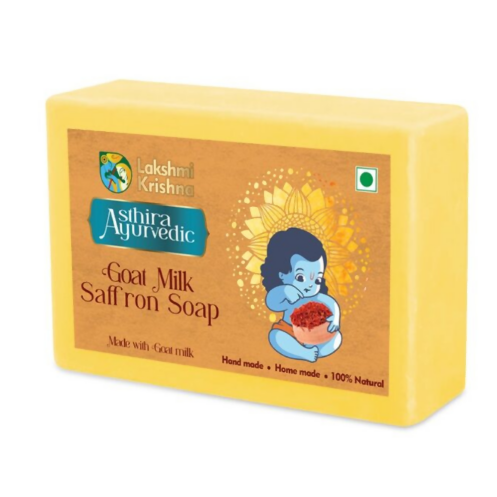 Lakshmi Krishna Saffron Goat Milk Soap - Mytrendzcart