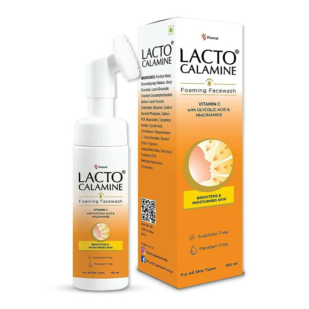 Lacto Calamine Vitamin C Foaming Face Wash - Mytrendzcart