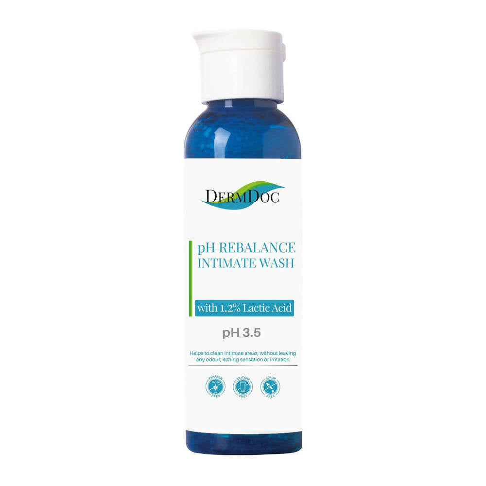 Dermdoc pH Rebalance Intimate Wash with 1.2% Lactic Acid - Mytrendzcart