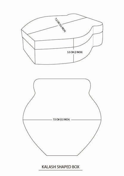 Paper Craft Puja Decor Hamper (Tulsi, Diya, Kalash, Bell & Tray)