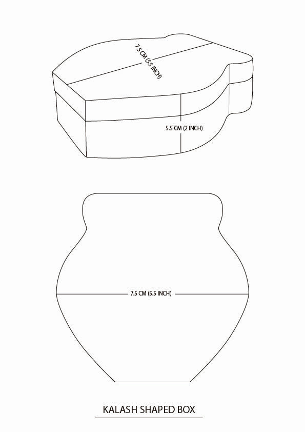Paper Craft Puja Decor Hamper (Tulsi, Diya, Kalash, Bell & Tray)