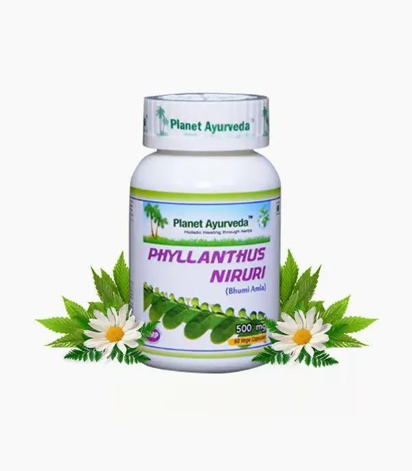 Planet Ayurveda Phyllanthus Niruri Capsules - Mytrendzcart