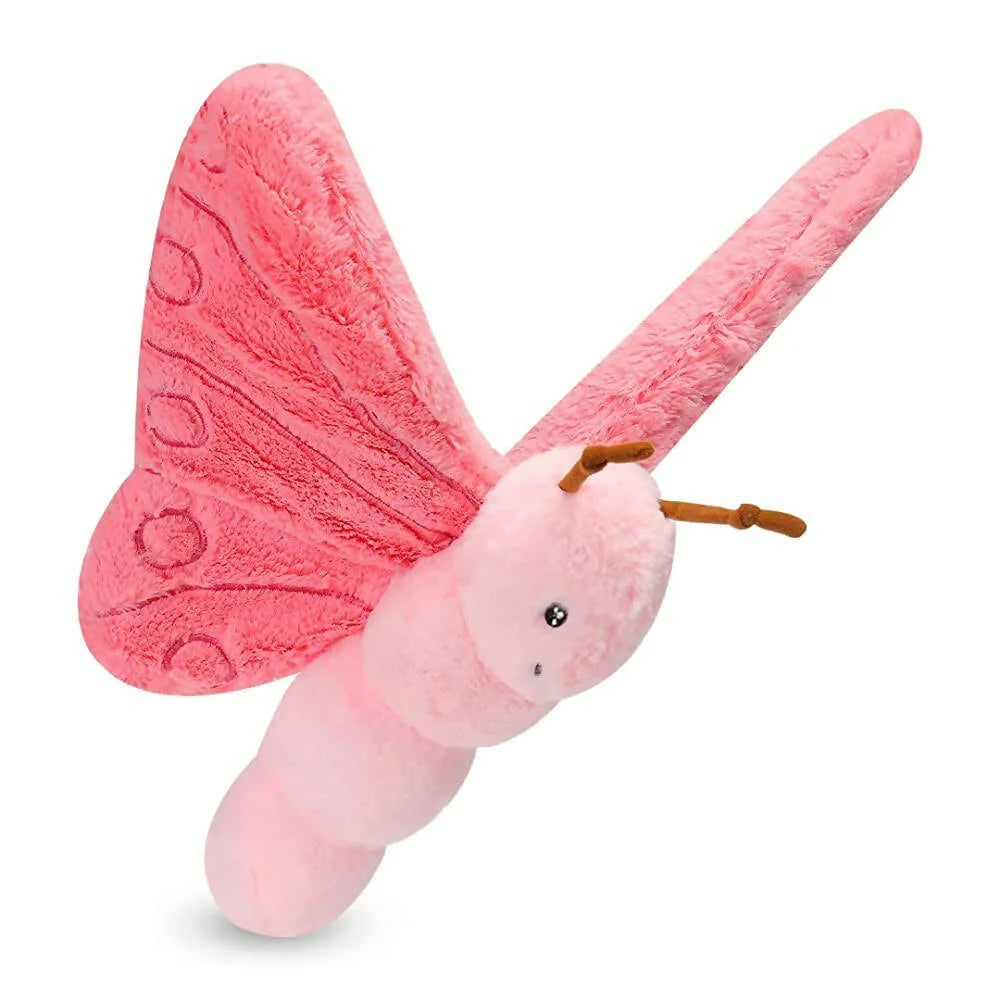 Webby Soft Butterfly Plush Pink Toy for Kids- 40 cm Mytrendzcart