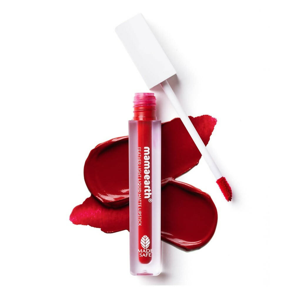 Mamaearth Feather Light Liquid Matte Lipstick - Red Velvet - Mytrendzcart