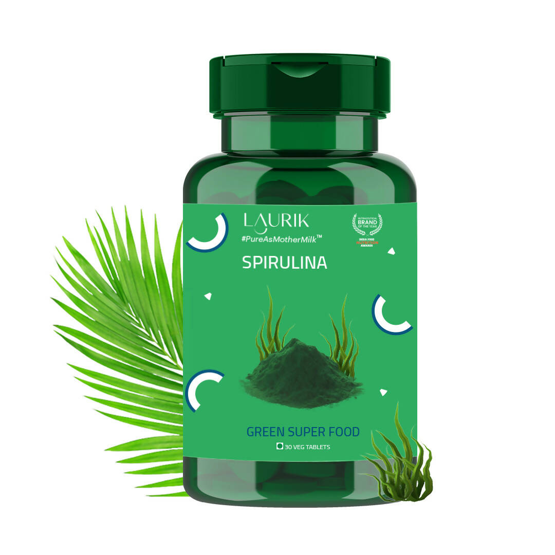 Laurik Spirulina 500Mg Supplement Tablets - Mytrendzcart