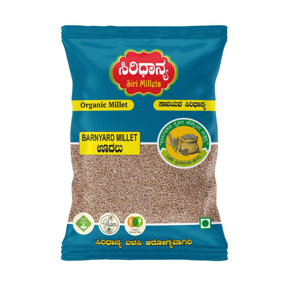 Siri Millets Organic Barnyard Millet - Unpolished and Processed Grains (Udalu) - Mytrendzcart