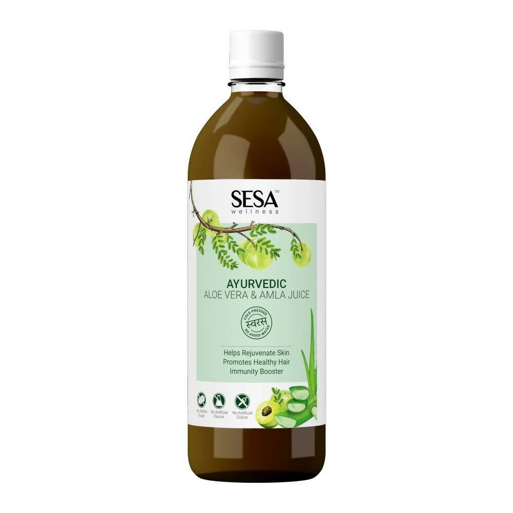 Sesa Wellness Ayurvedic Aloe Vera & Amla Juice - Mytrendzcart