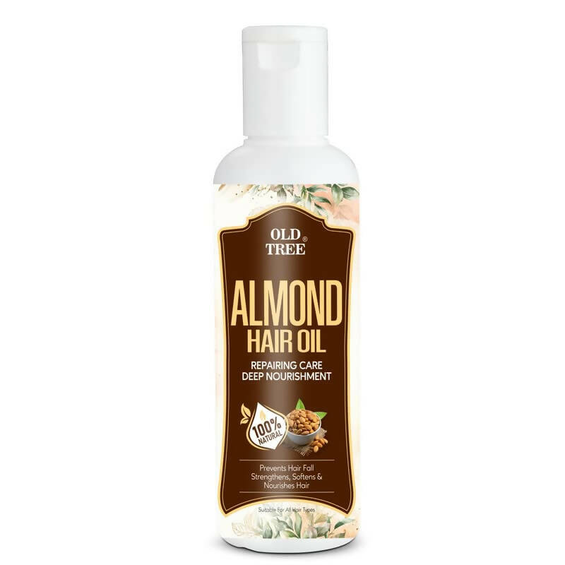 Old Tree Almond Hair Oil - Pure Cold Pressed - Mytrendzcart