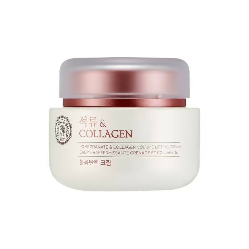 The Face Shop Pomegranate & Collagen Volume Lifting Cream - Korean Skincare - Mytrendzcart