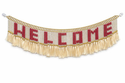 Red Pearl Welcome Toran, 3 Ft