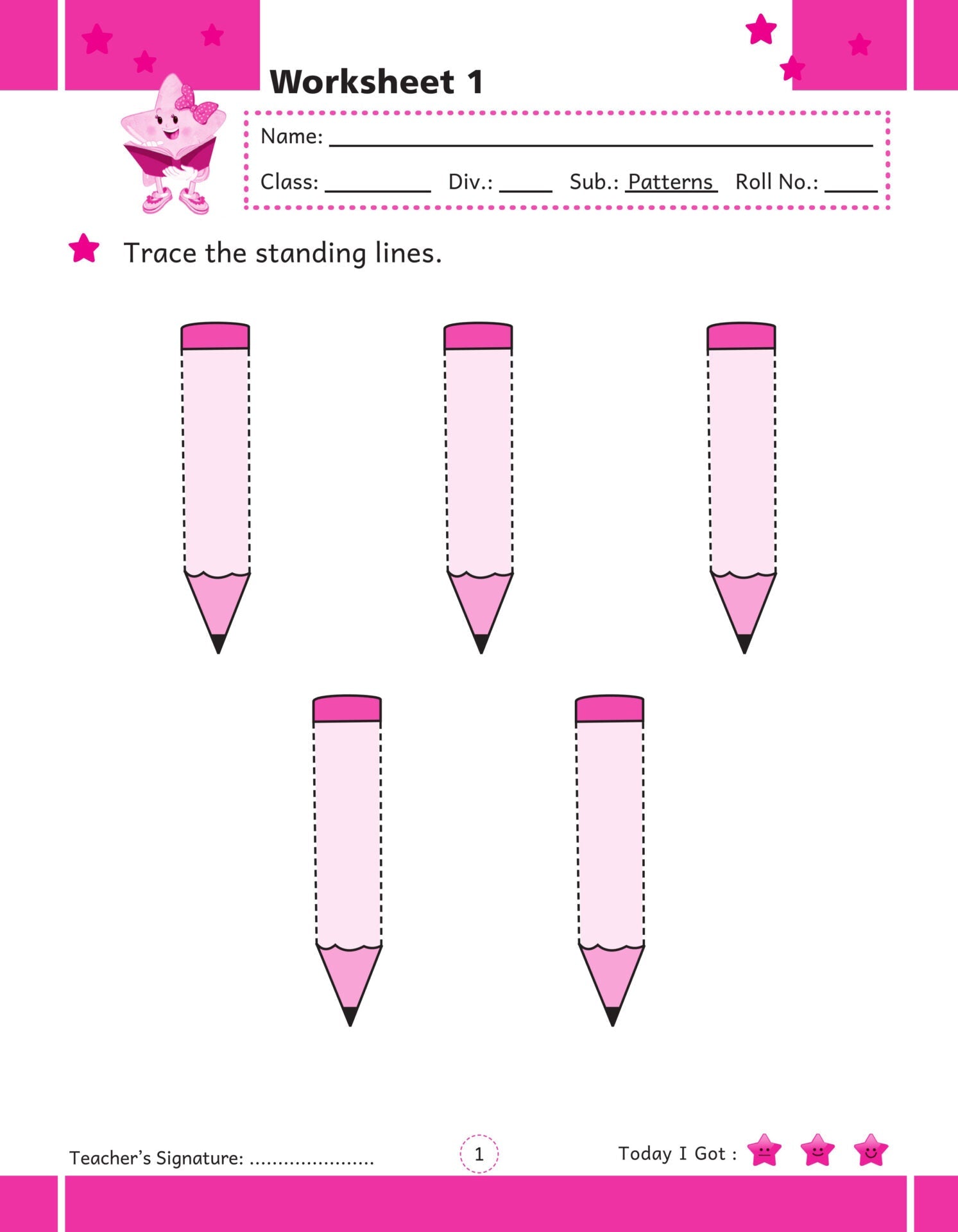 Rising Star Preschool Fun Learning Worksheets And Assessment Books Set of 3 Ages 3 - 6 Years |Printable Worksheets for Kindergarten| - Mytrendzcart