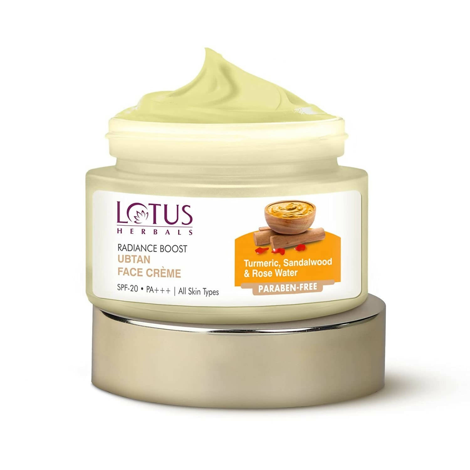 Lotus Herbals Radiance Boost Ubtan Face Cream - Mytrendzcart