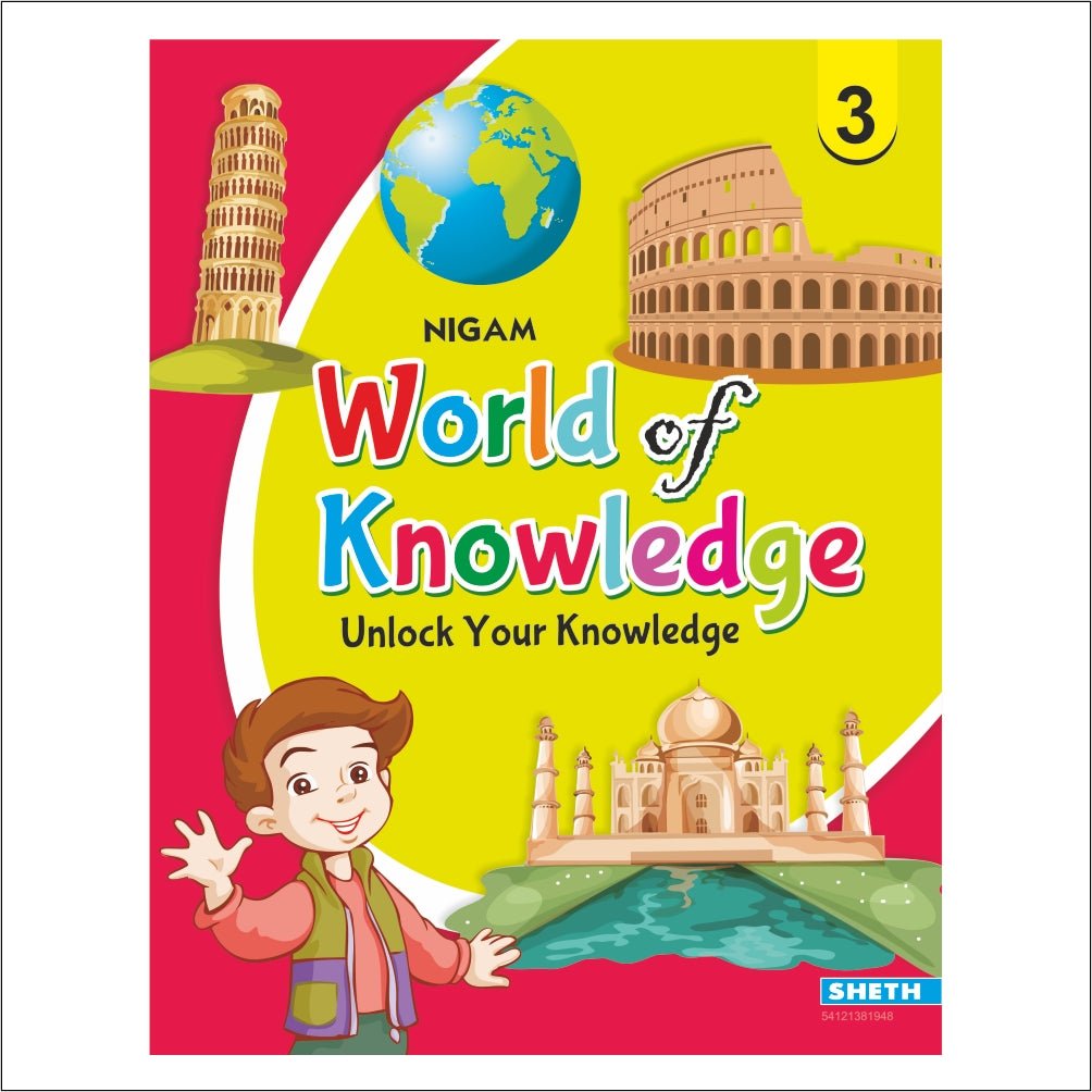 Self Enhancement Student Workbooks Grade 3| Set of 4| Computer - Grammar - World of Knowledge - Value Education| Ages 8 - 9 Year - Mytrendzcart